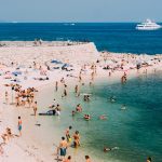 Plages dans le sud de la France