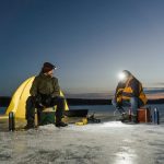 Pêche sur glace en Laponie